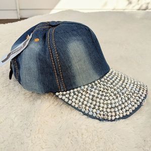 SHOWMAN COUTURE Crystal Rhinestone Denim Bling